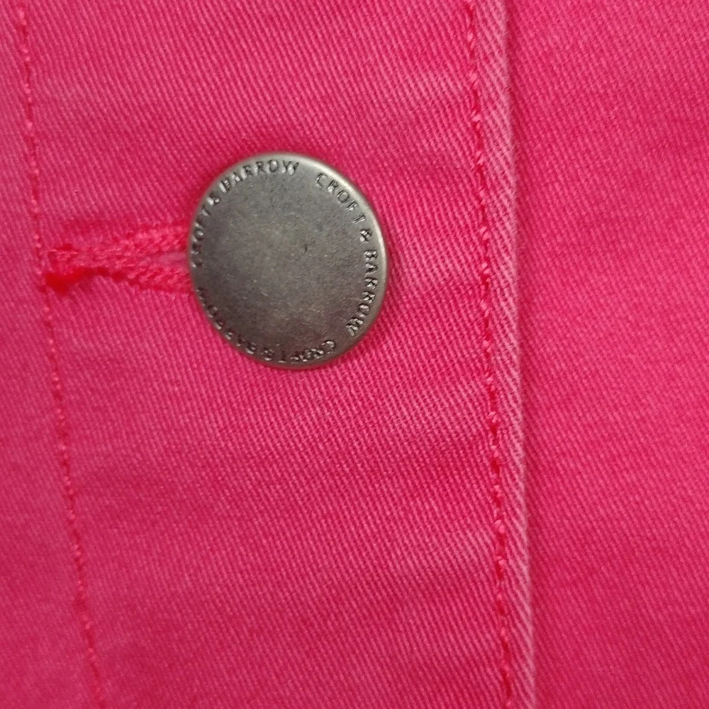 Croft & Barrow Womens Dark Salmon Colored Jacket Size Medium